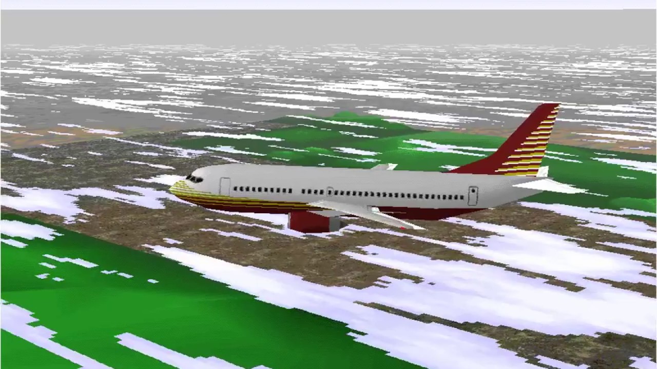 Microsoft Flight Simulator for Windows 95 | Queenstown NZQN to Auckland NZAA | Boeing 737