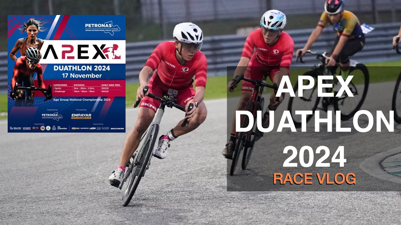 Ride in Sepang F1 Circuit!?!? Race Vlog of Apex Duathlon 2024 | Cycling in Malaysia