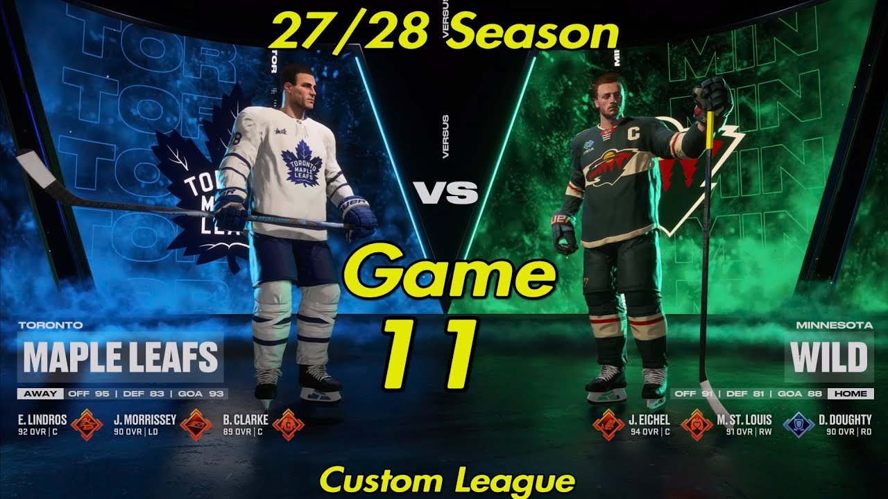 NHL26  27/28 Season Game 11