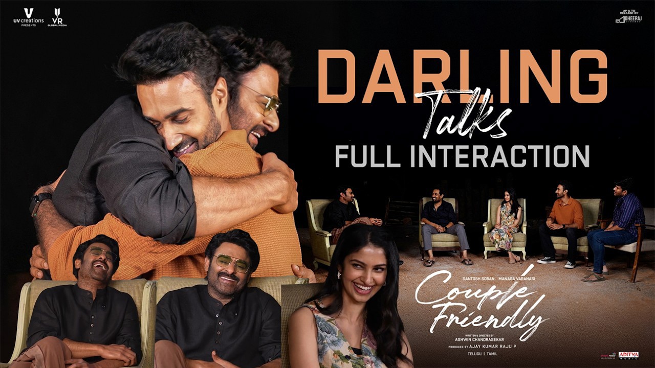 DARLING Prabhas Hilarious Interview With Santosh Soban & Couple Friendly Team | Manasa Varanasi
