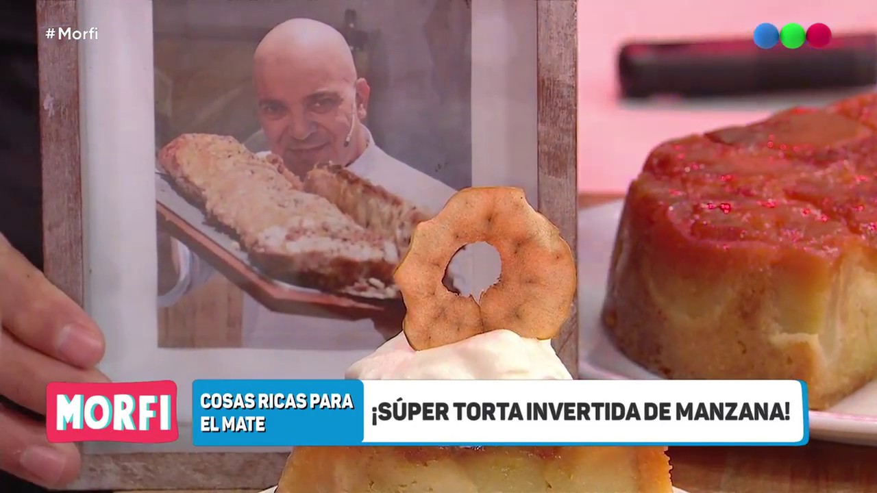 Torta invertida de manzanas - Morfi