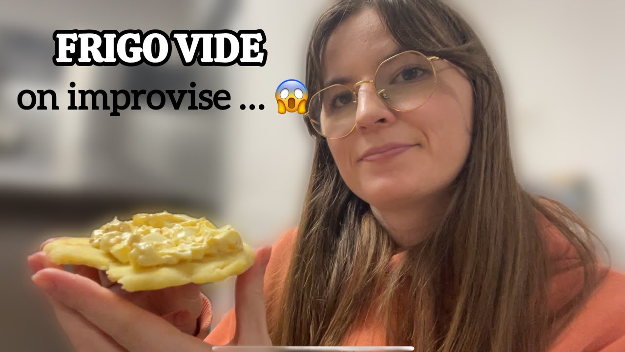 FRIGO VIDE 😱 J’improvise 4 recettes avec presque rien