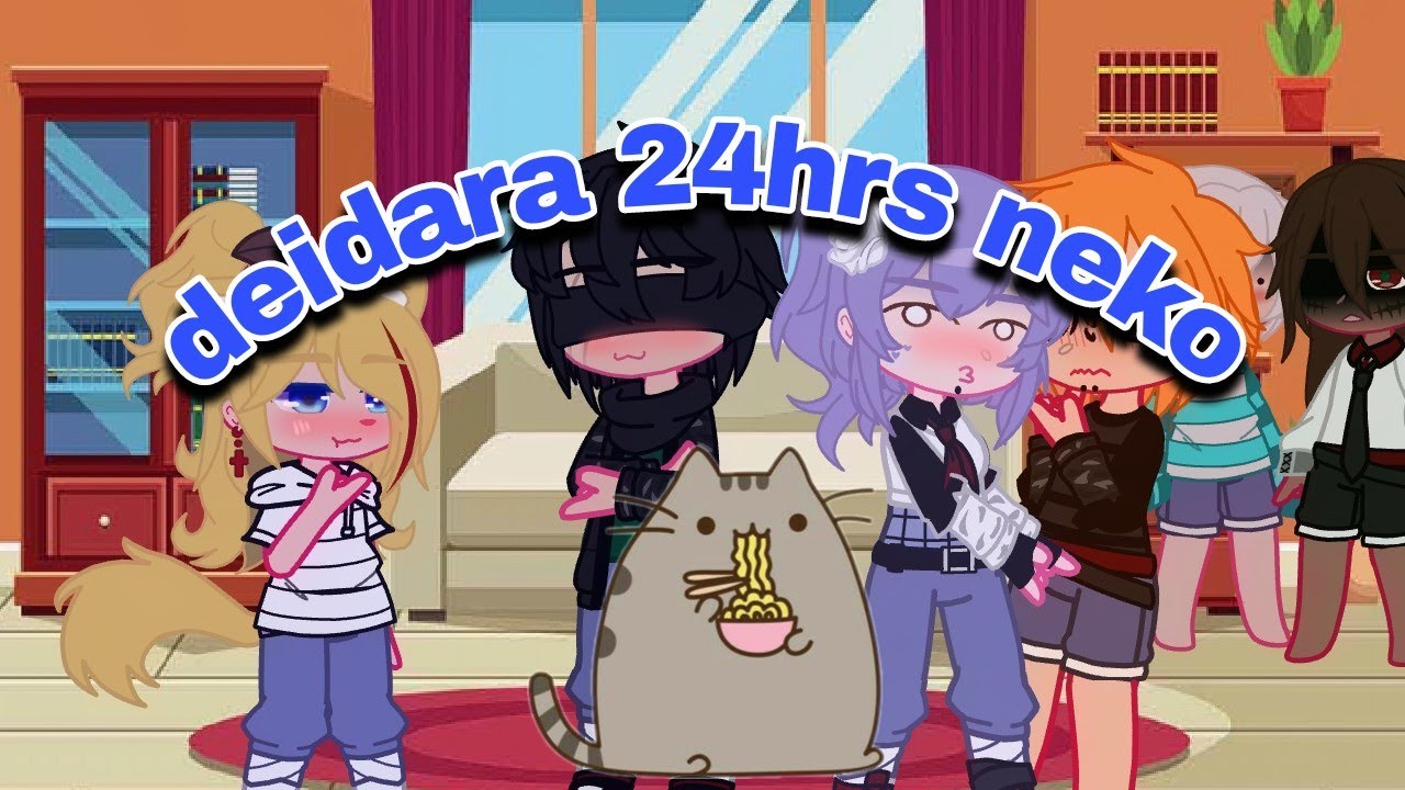 ||~deidara 24hrs neko~||gacha club{tobidei}