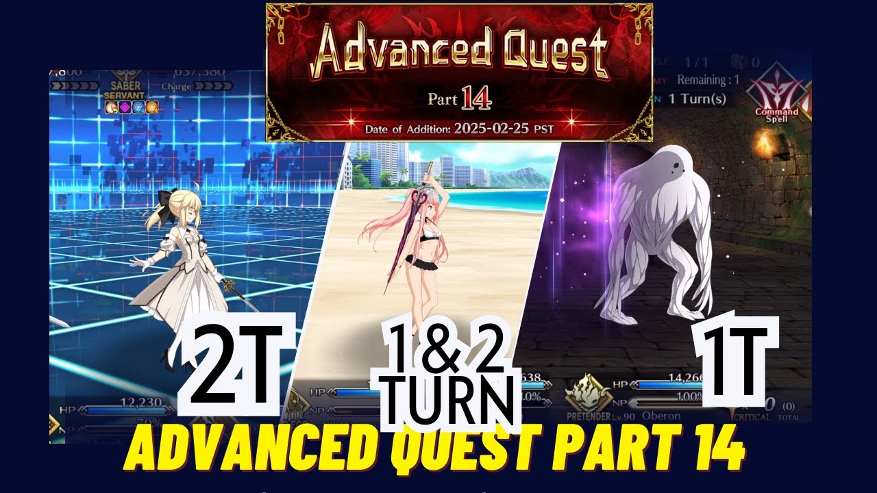 All Quest | Advanced Quest Part 14  || アドバンスドクエスト 第14弾  [FGO][Fate/Grand Order]