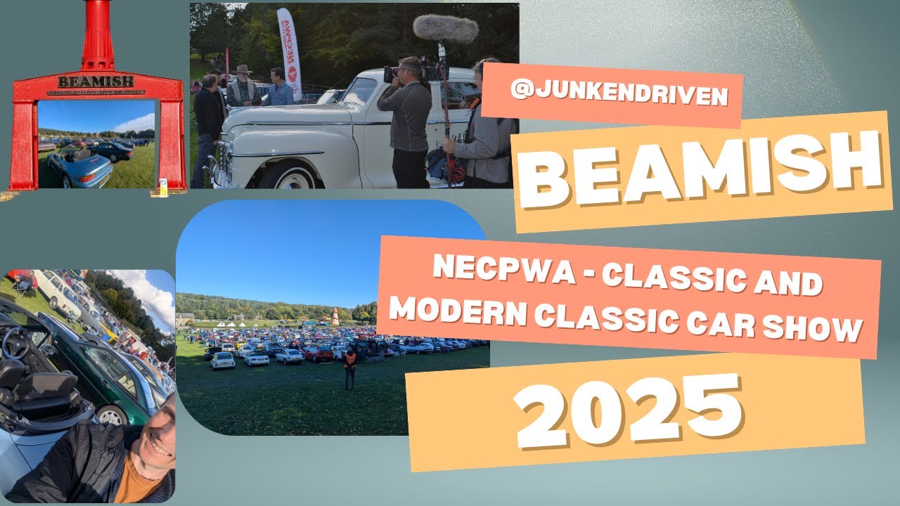 NECPWA end of year show at Beamish open air museum 2025 - Visiting with my BMW Z3
