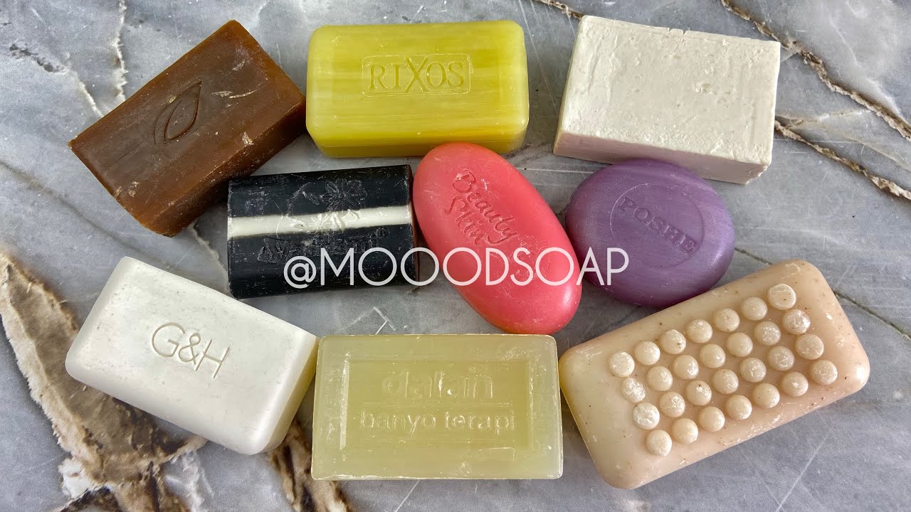 2x cutting soap. Asmr soap. Satisfying video. Help for sleep.