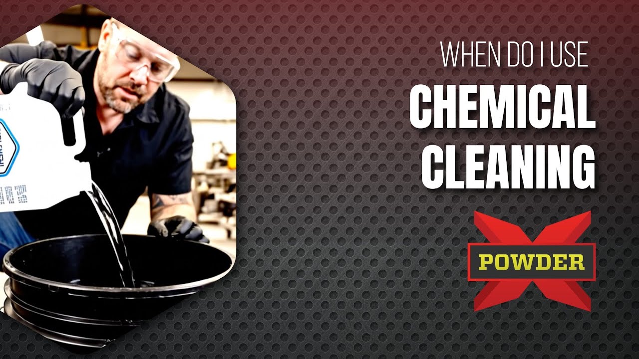 When to chemically clean metal parts for powder coating