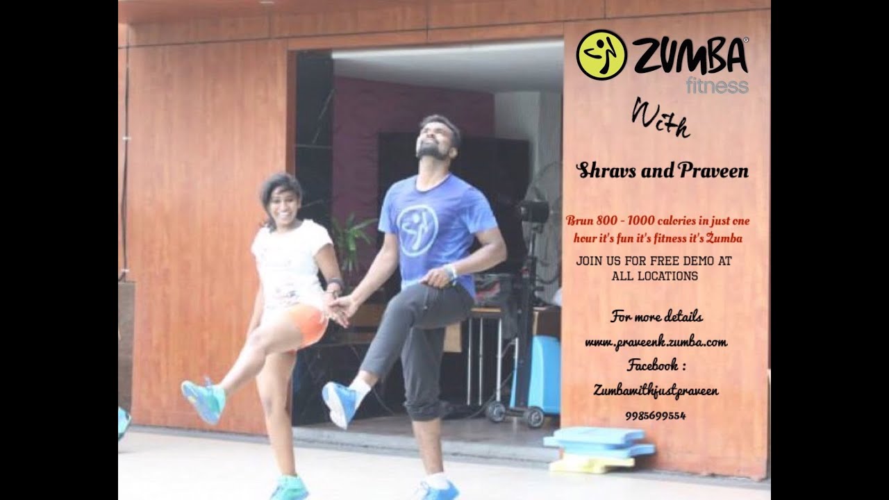 Zumba Fitness On Telugu Song Come to the Party - by Shravs & Praveen