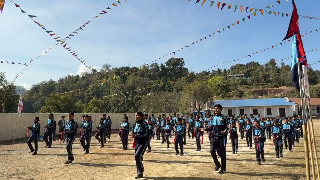 🌸💫❤️ #66th #annualfunction #himalayasecondaryschool #students  #pt #performance #keepsupporting 