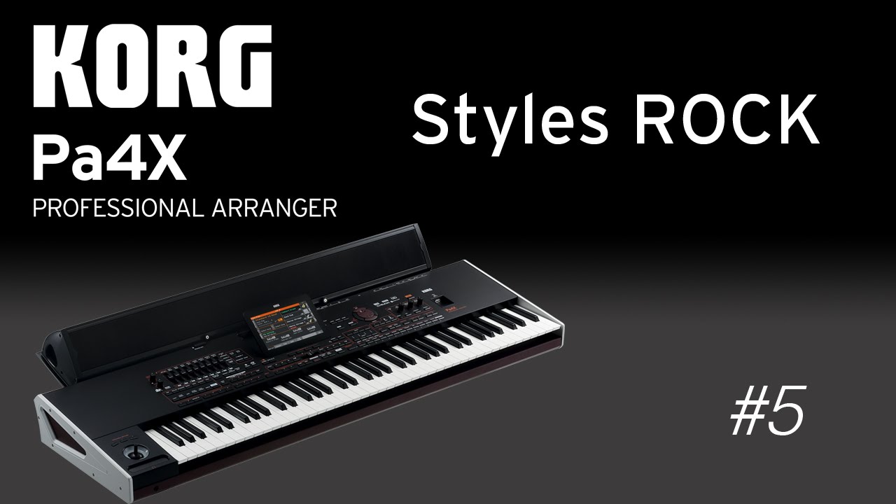 KORG Pa4X #5 : Écoutez les styles ROCK de l'arrangeur (vidéo de la Boite Noire)