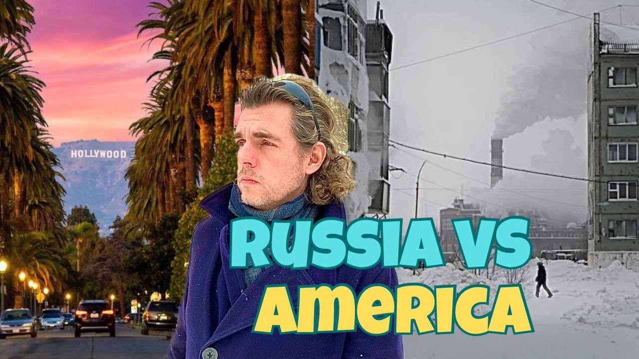 🇷🇺Walking Tour!🇺🇸Compare RUSSIA with the Americas!🇨🇦Life on the Streets!🚷🌎☔️