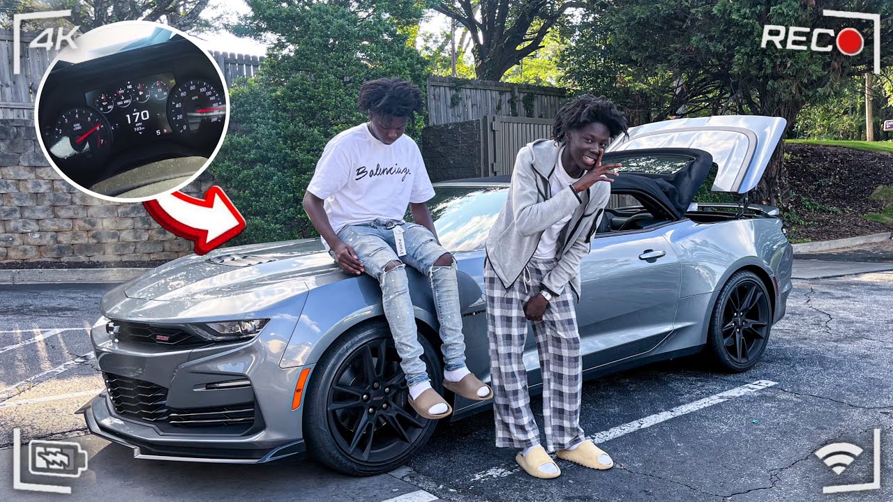 CUTTING UP IN TRAFFIC IN A CAMARO SS *INSANE DOWNSHIFTS POPS💥*