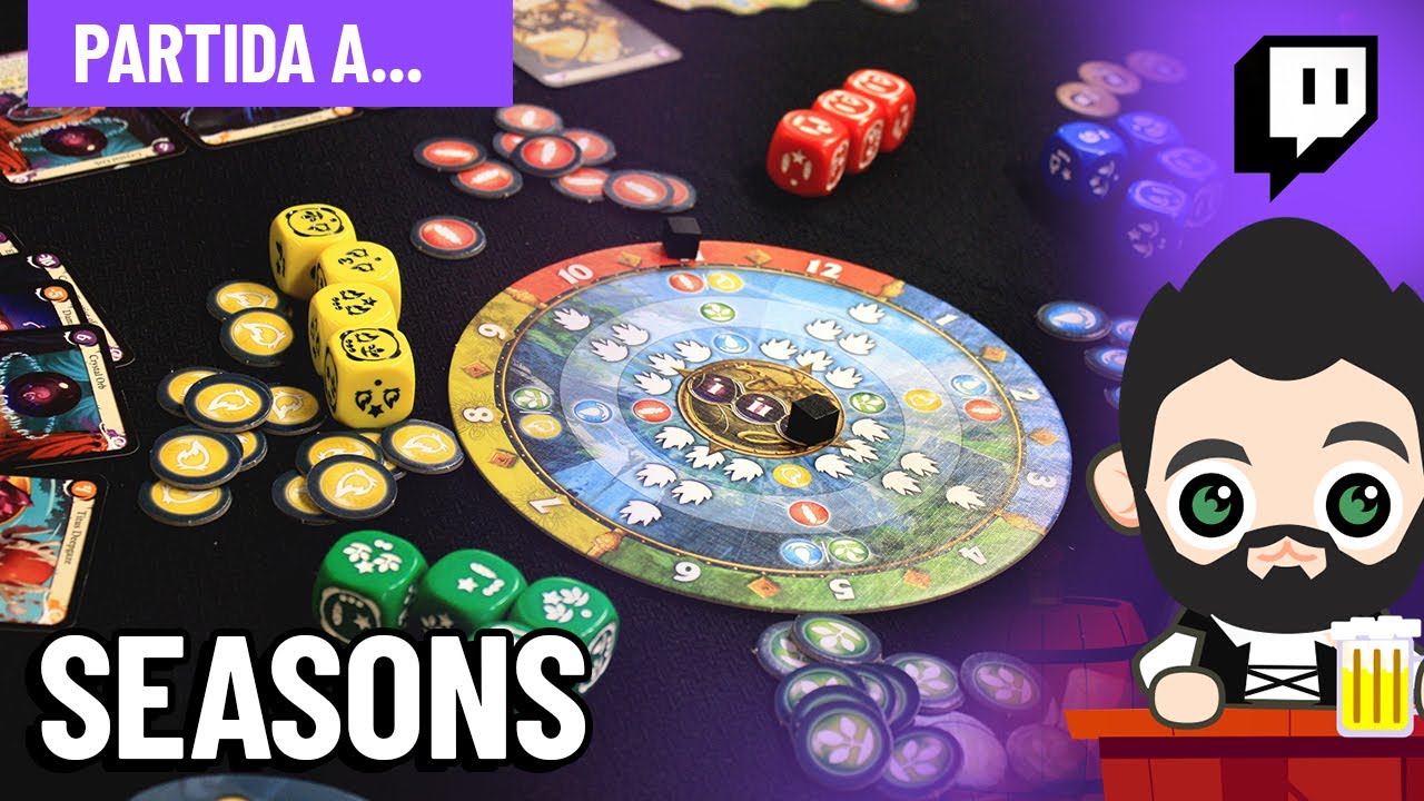 Partida a Seasons Juego de Mesa en Solitario | Cómo Jugar | Camino del Héroe #74
