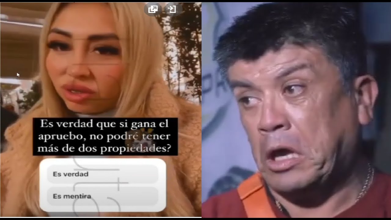 NAYA FACIL DICE QUE VOTARA RECHAZO Y LOCO RENE SE PONE A LLORAR PORQUE ES FAMOSO