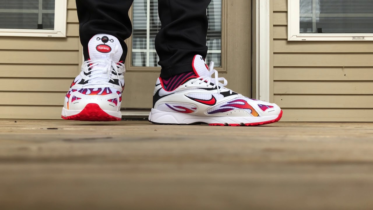 Supreme x Nike Zoom Streak Spectrum Plus ON FOOT LOOK!