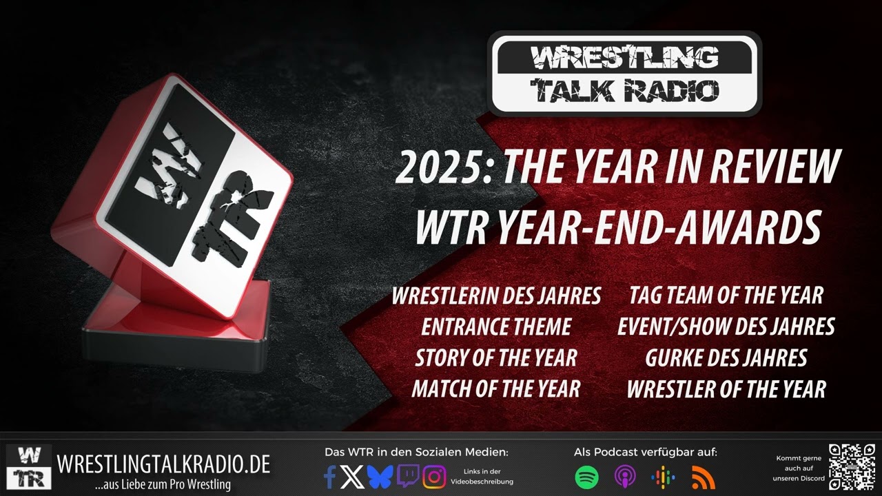 [WTR #1305] 2025: The Year In Review - WTR Year-End-Awards (Wrestling Jahresrückblick)
