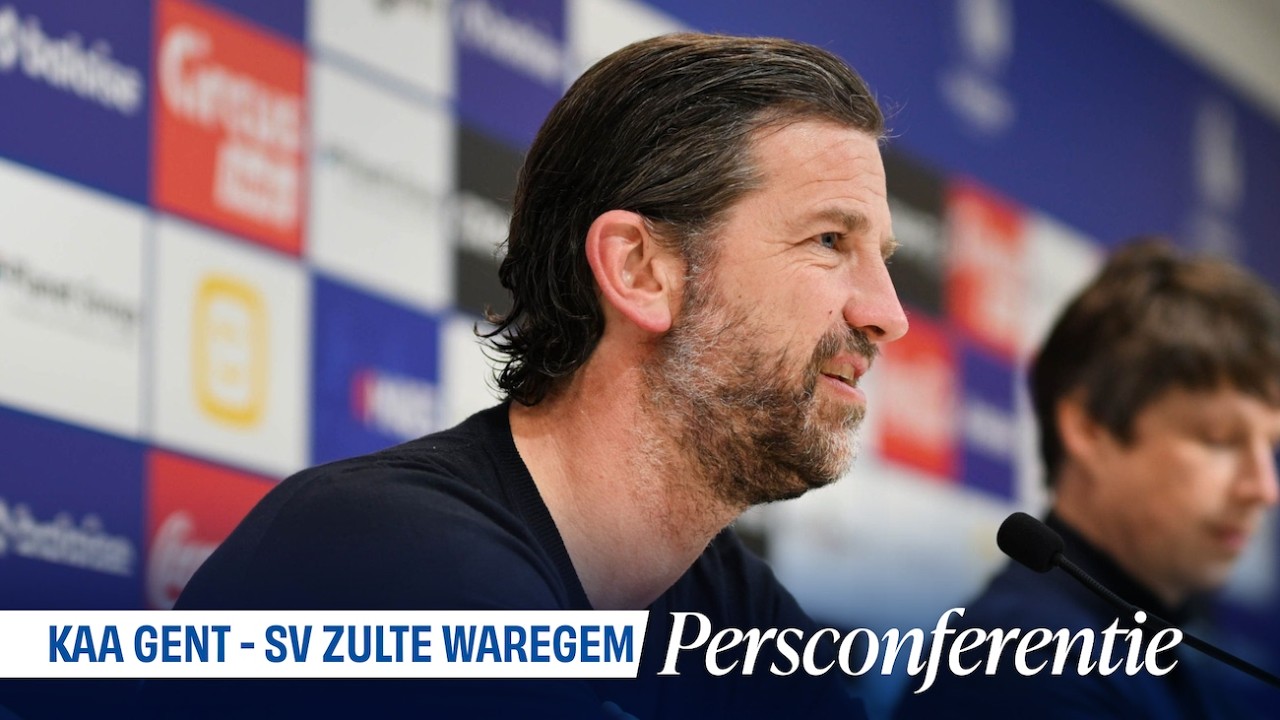 🎙️ Persconferentie na KAA Gent - SV Zulte Waregem