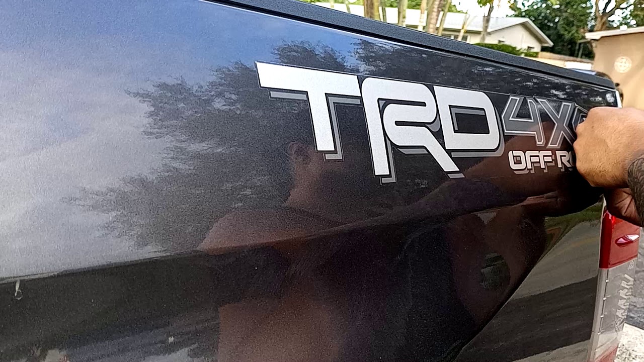 Tundra TRD Decal Removal PART 1