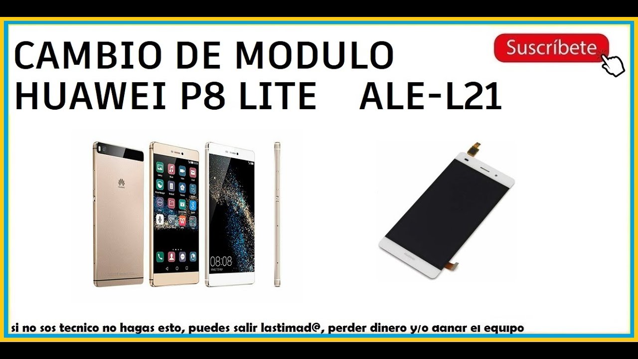 🤓 Cambio de Modulo HUAWEI P8 LITE ALE-L21 👉 #sanmar 👈 CAMBIO DE PANTALLA P8 LITE DESARME PASO A PASO