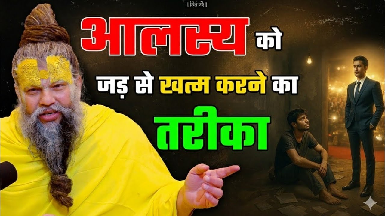 आलस को जड़ से खत्म करने का सबसे प्रभावी उपाय | तारिक प्रेमानंद महाराज के अनमोल वचन