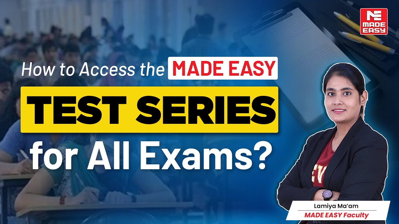 How to Access MADE EASY Test Series for All Exams | Step-by-Step Guide with Lamiya Ma&rsquo;am