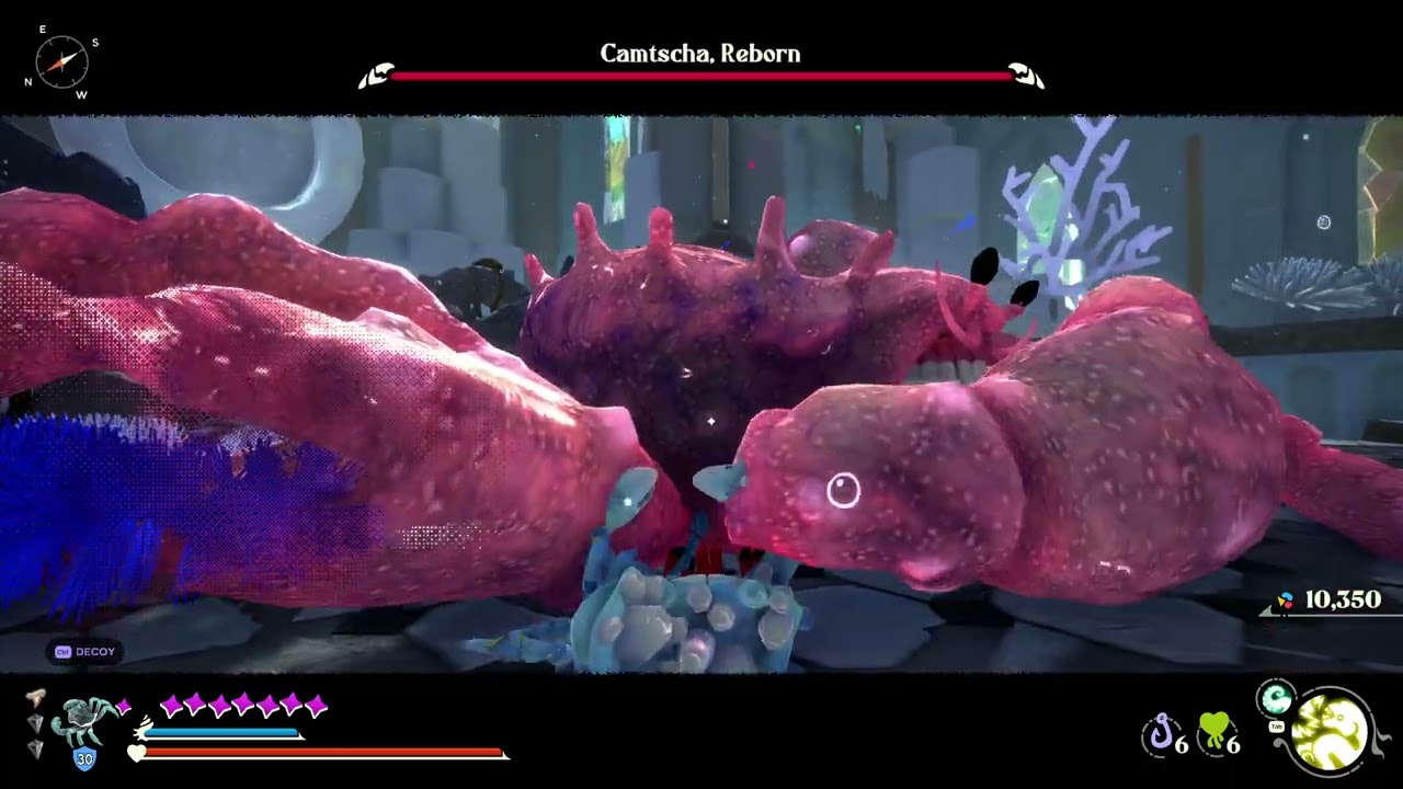 Another Crab's Treasure - Camtscha, the Bleached King Boss Fight [ No Damage ] Assist Off