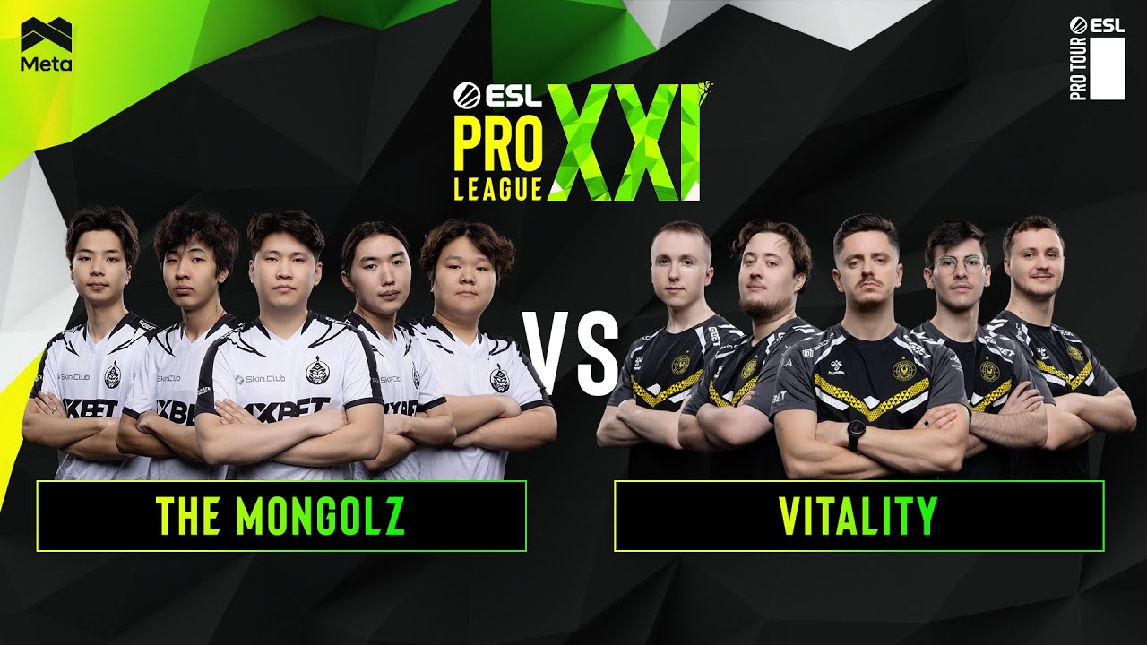 The MongolZ vs Vitality - ESL Pro League Season 21 - BO3 - MN cast