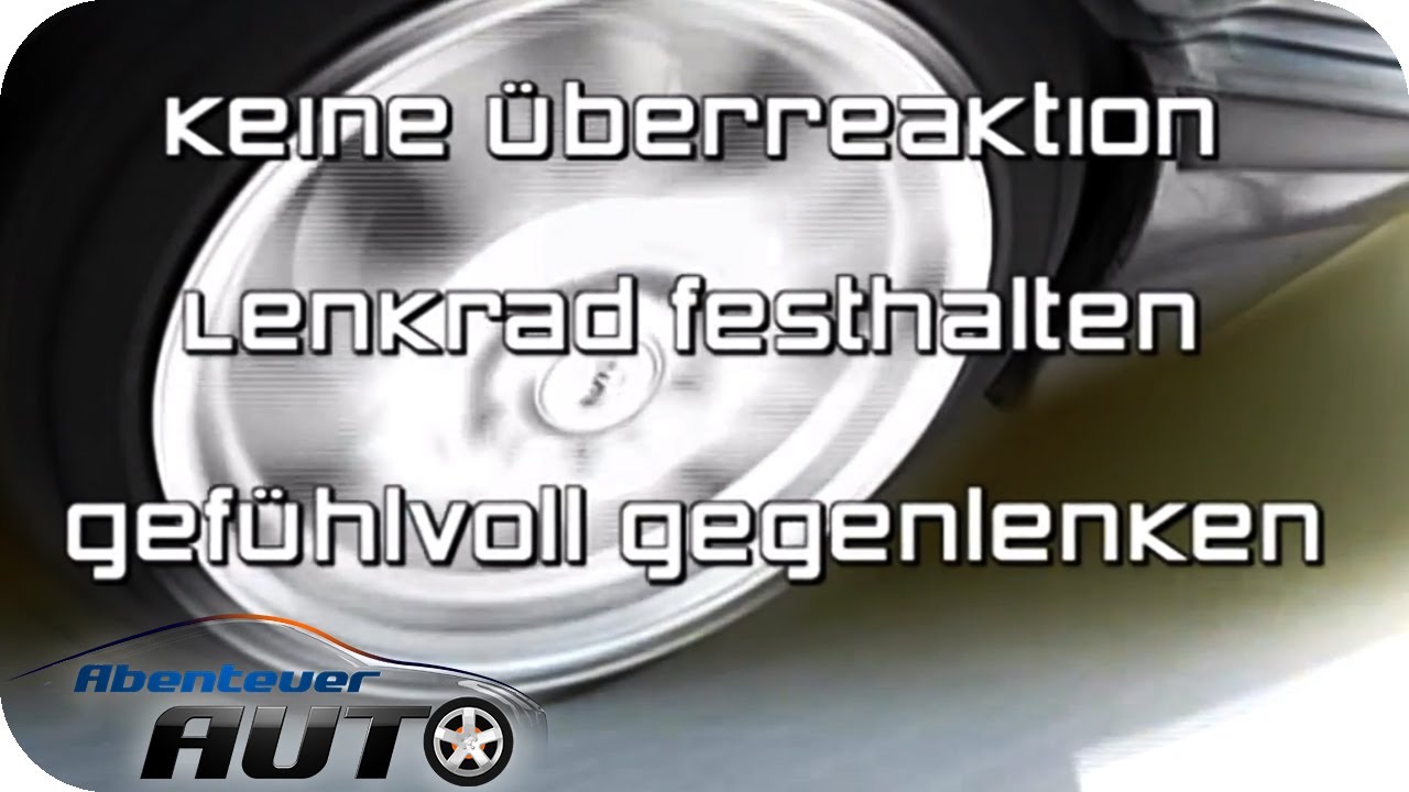 Verhalten beim geplatzten Reifen
