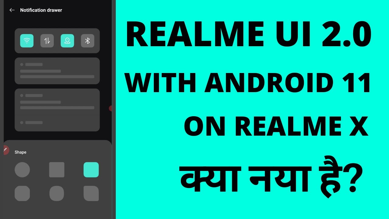 Realme UI Update With Android 11 | Features Explained in Hindi on Realme X