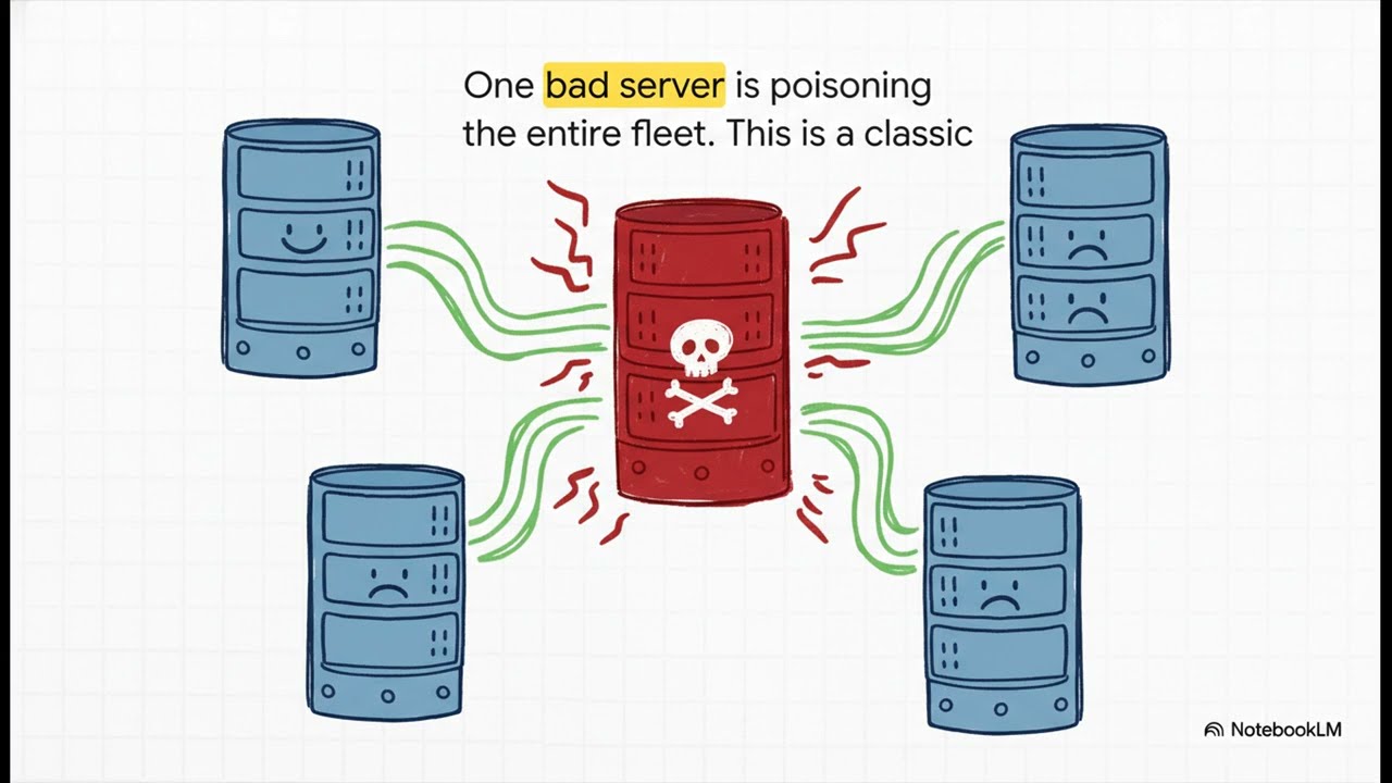 Debugging Skills for ₹50L+ Tech Jobs - One bad node poisoning the fleet.