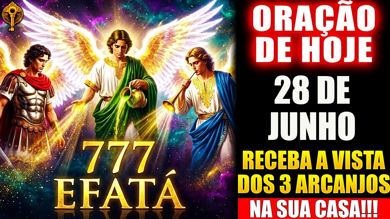 Oração de Hoje a São Miguel Arcanjo ✨ 777 EFATÁ | Receba a Visita dos 3 Arcanjos Poderosos