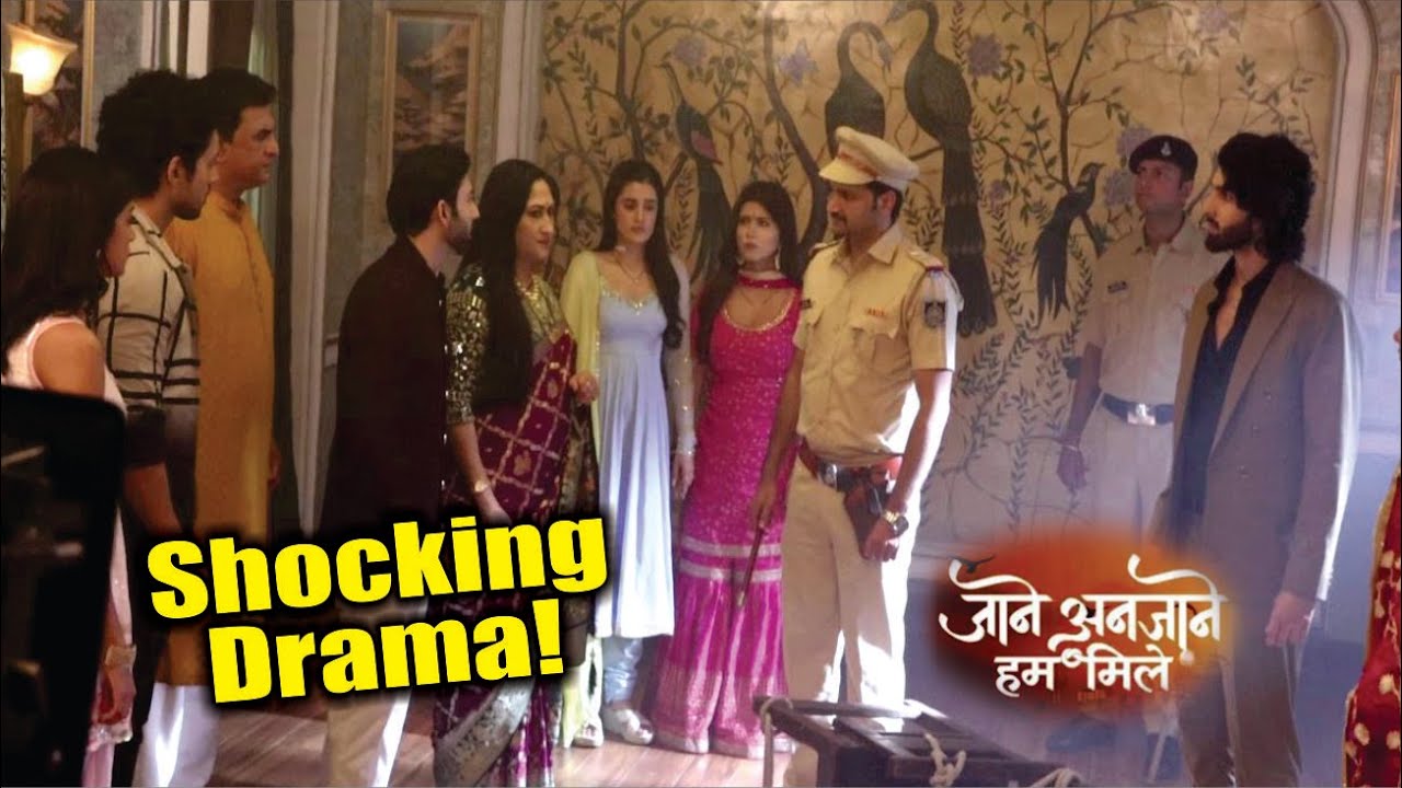 Jaane Anjaane Hum mile | On Location | Ghar Mein aayi Police, Raghav Ke Haath Laga Katil!