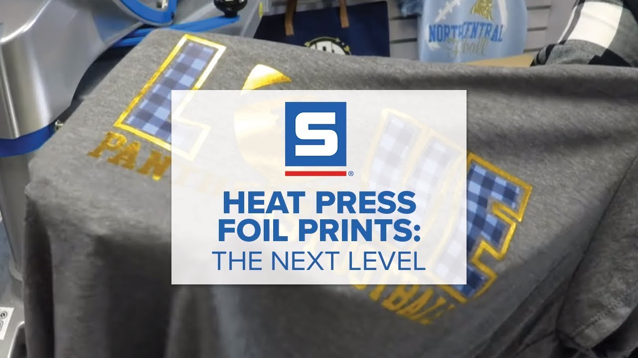 Печать фольгой на термопрессе: новый уровень