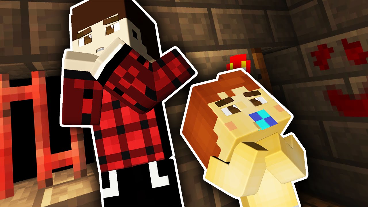 Minecraft Daycare - BABIES EXPLORE THE SCARY BASEMENT ?!