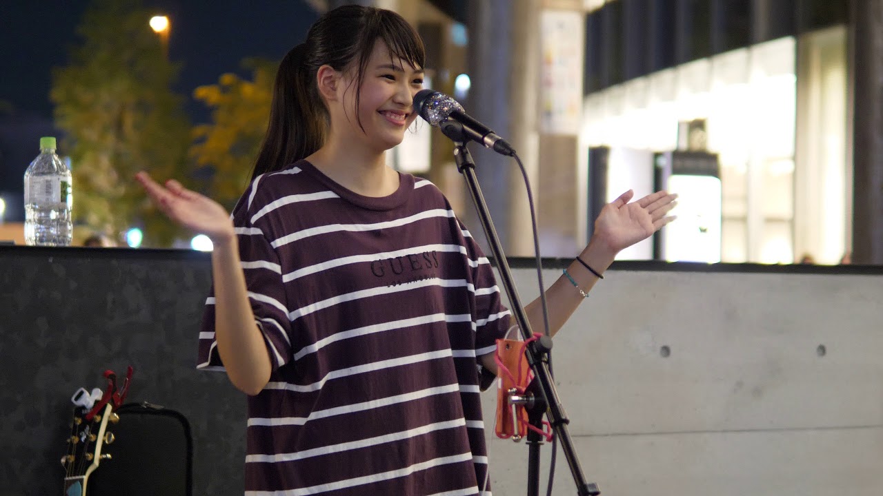 三阪咲「Mr.Right」2018/08/14 MUSIC BUSKER IN UMEKITA うめきた広場