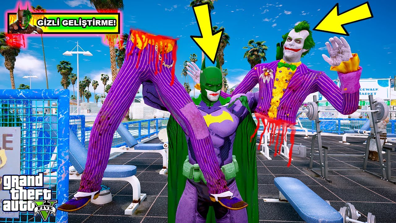 KİMSENİN BİLMEDİĞİ BATMAN'IN 4. SEVİYE GİZLİ VÜCUT GELİŞTİRME OYUNU!! - GTA 5