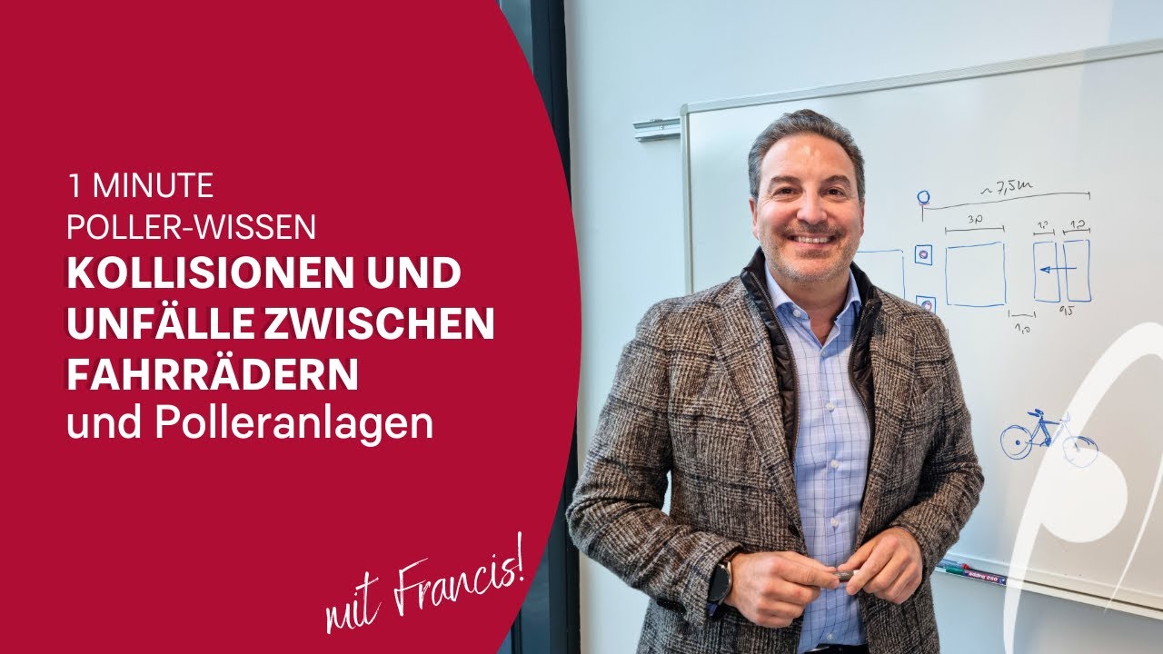 Was ist die Hauptursache für Kollisionen und Unfälle zwischen Fahrrädern und Polleranlagen?