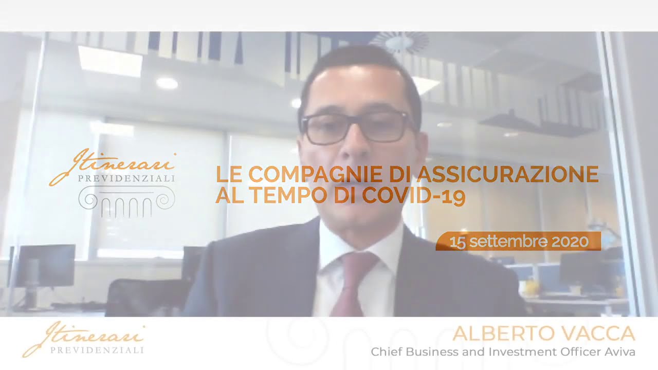 Il punto di vista delle Compagnie: l'intervento di Alberto Vacca, Aviva
