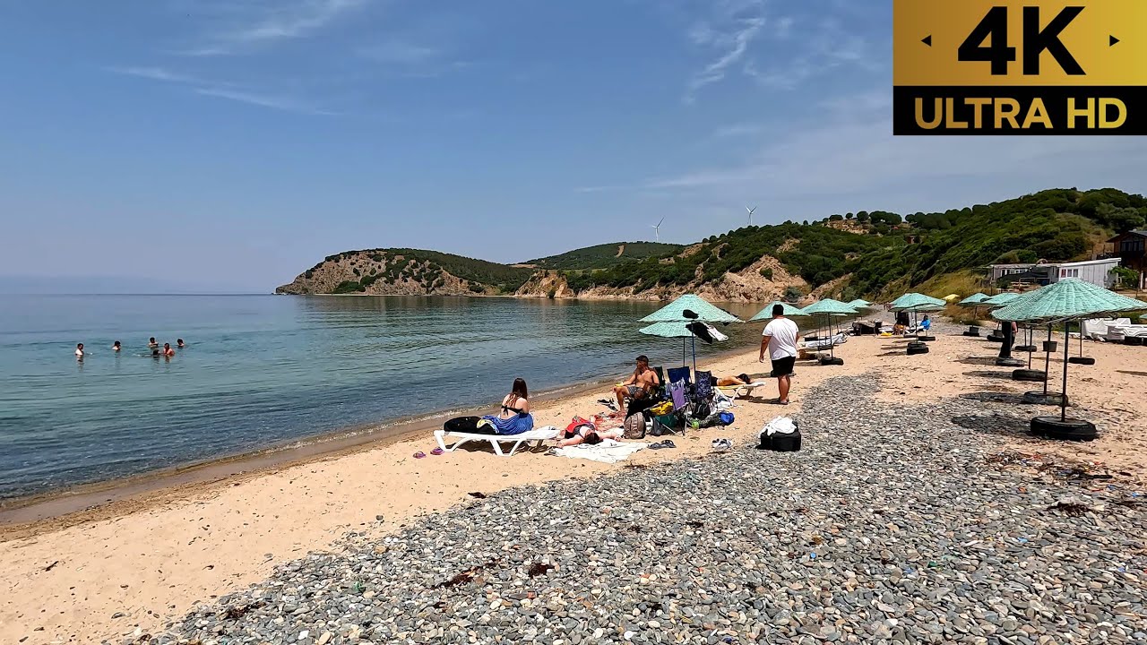 Çanakkale Biga | Şahmelek Plajı | 4K | 60fps | 2024 |