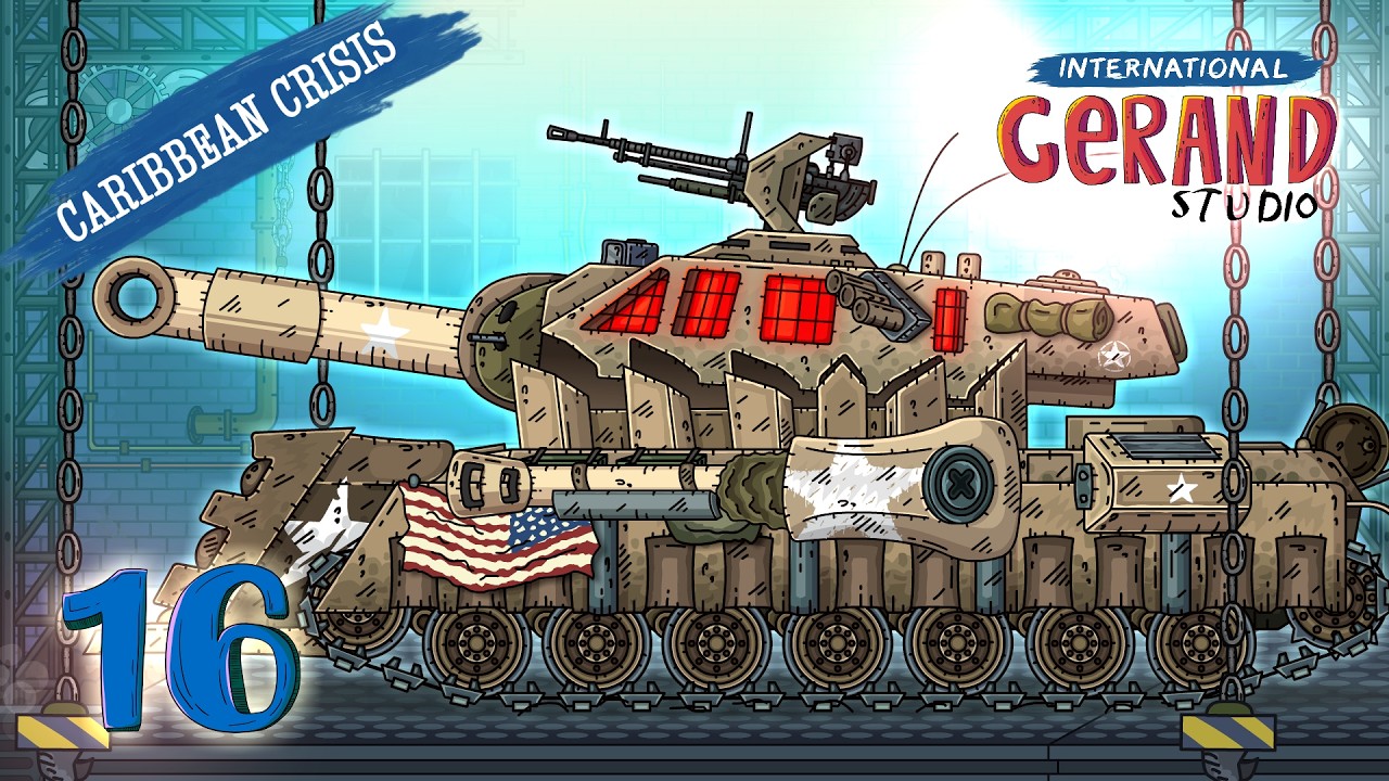 MONSTER REBORN! American B.O.B.R. - Cartoons about tanks