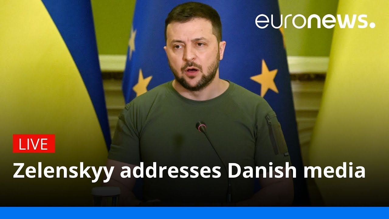 Zelenskyy addresses Danish media