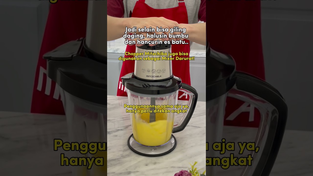 Gak perlu mixer lagi kalau kamu punya chopper CH200 dari Mitochiba ✨ #mitochiba #mito