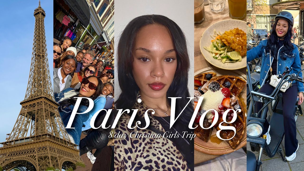 PARIS VLOG | Christian Girls Trip + I almost d!ed in Europe, 3 new countries, new foods, & touring!