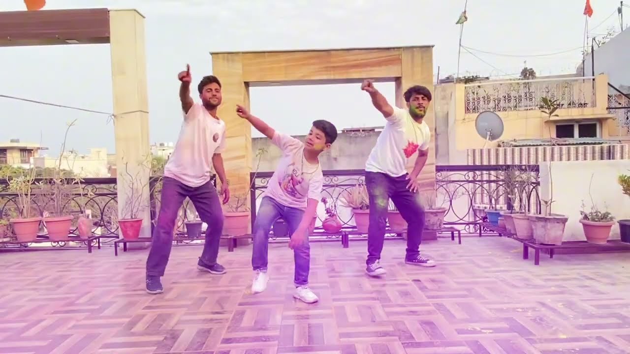 HOLI MEIN RANGEELE || HOLI SPECIAL || DANCE TRIO || Mika singh || Abhinav Shekhar ||Choreographer