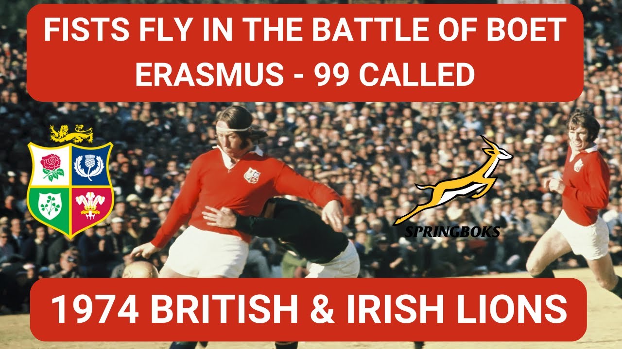 Biggest Fight in Rugby History? Lions vs Springboks 1974 #lionsrugby   #Springbok #Controversy