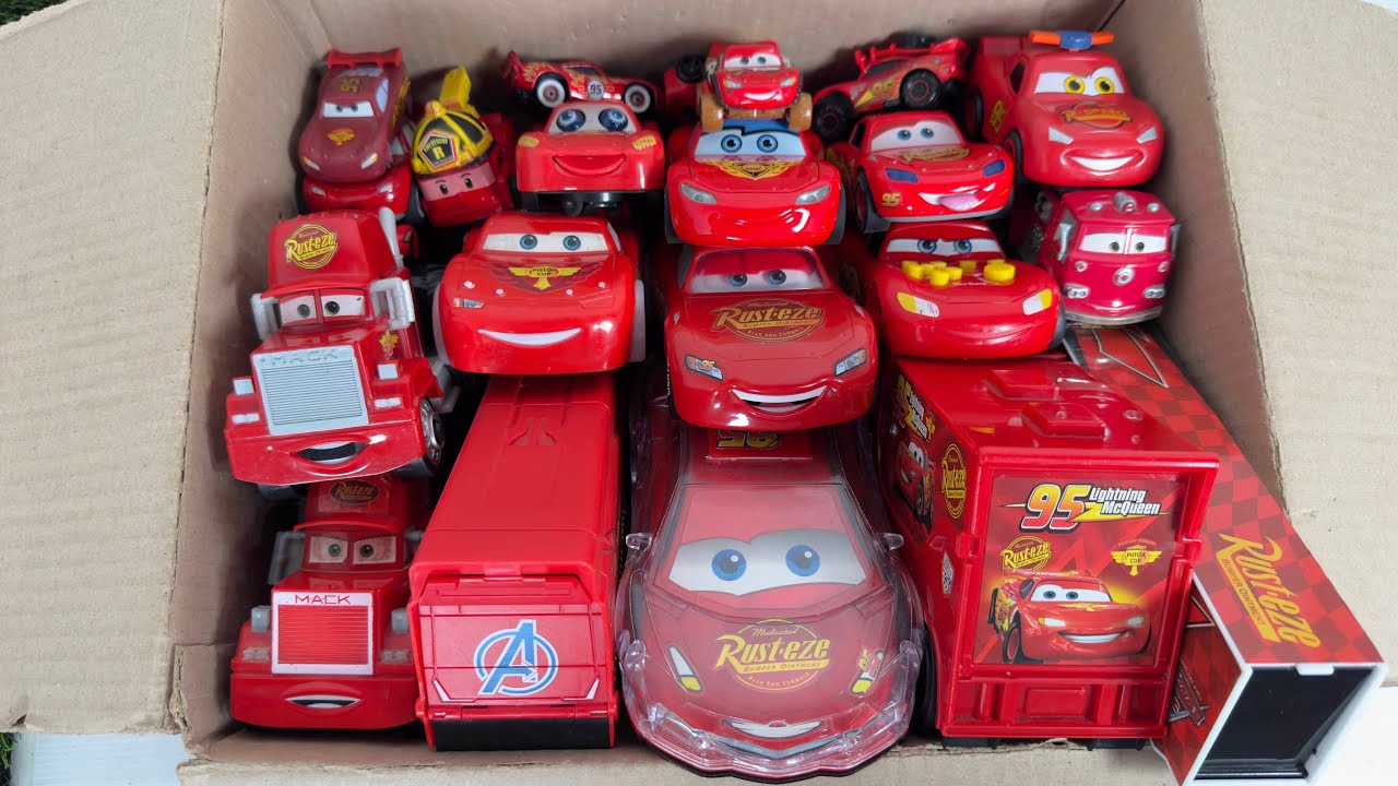 Disney Pixar Cars Unboxing Review | Full Lightning McQueen, Tow Mater, Doc Hudson, Sally, Mack