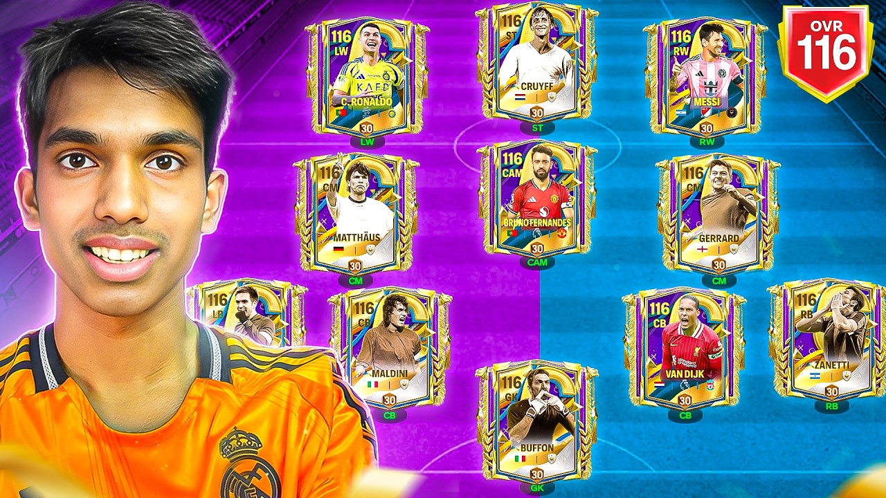 EVENT DONE! ✅ I Made The FIRST FULL GREATEST CAPTAINS Squad! - FC Mobile 