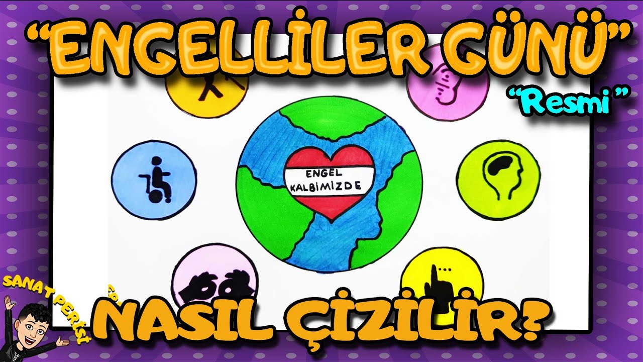 3 Aralık Dünya Engelliler Günü Resmi Çizimi #3aralıkdünyaengellilergünü