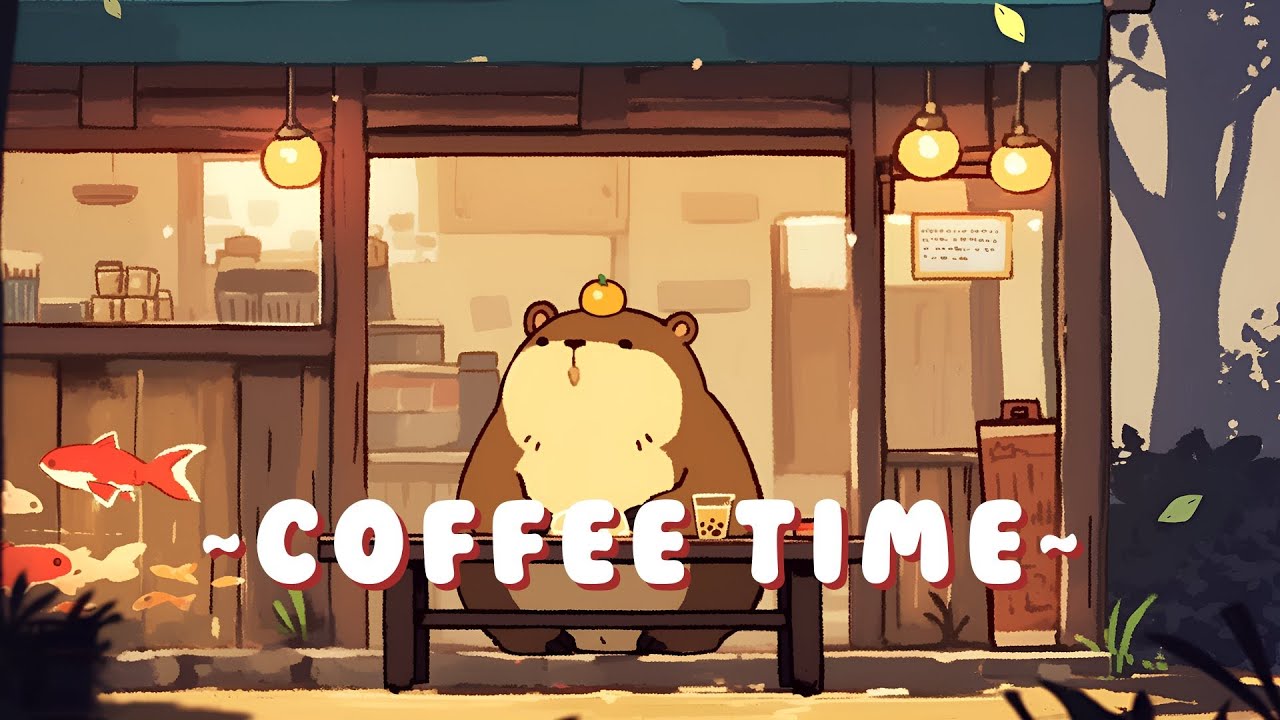 [Full Hour] Lofi Capybara Radio | Study & Chill Music Mix 🎵 💫