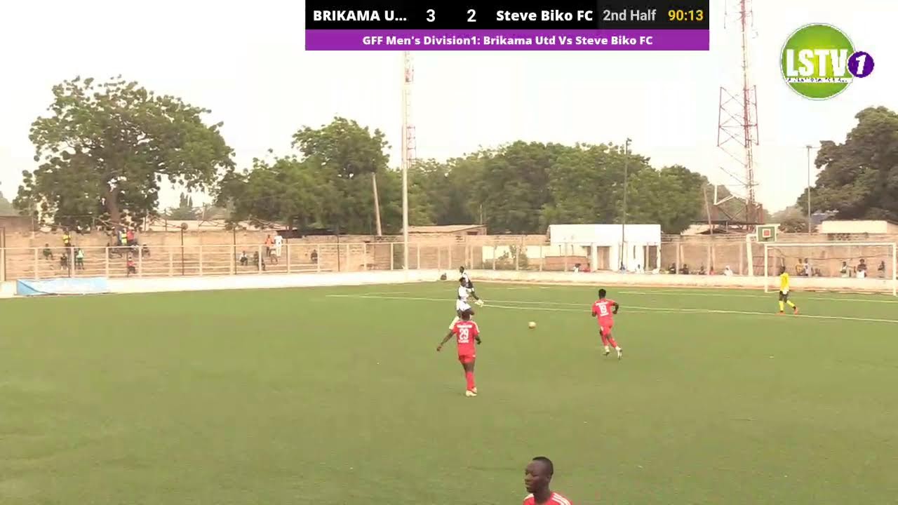 GFF Men's Division1: Brikama Utd Vs Steve Biko FC